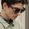 JYL TS Men's Square Cut-Edge - Wood-Grain Temple Trendy Sun Eyewear ZZC-7563