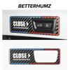 Carbon Fiber For BMW X1 E84 F48 X2 X3 G01 X5 F15 X6 E71 F16 X4 F26 G02 E70 Car Rear Trunk Switch Panel Trim Frame Sticker