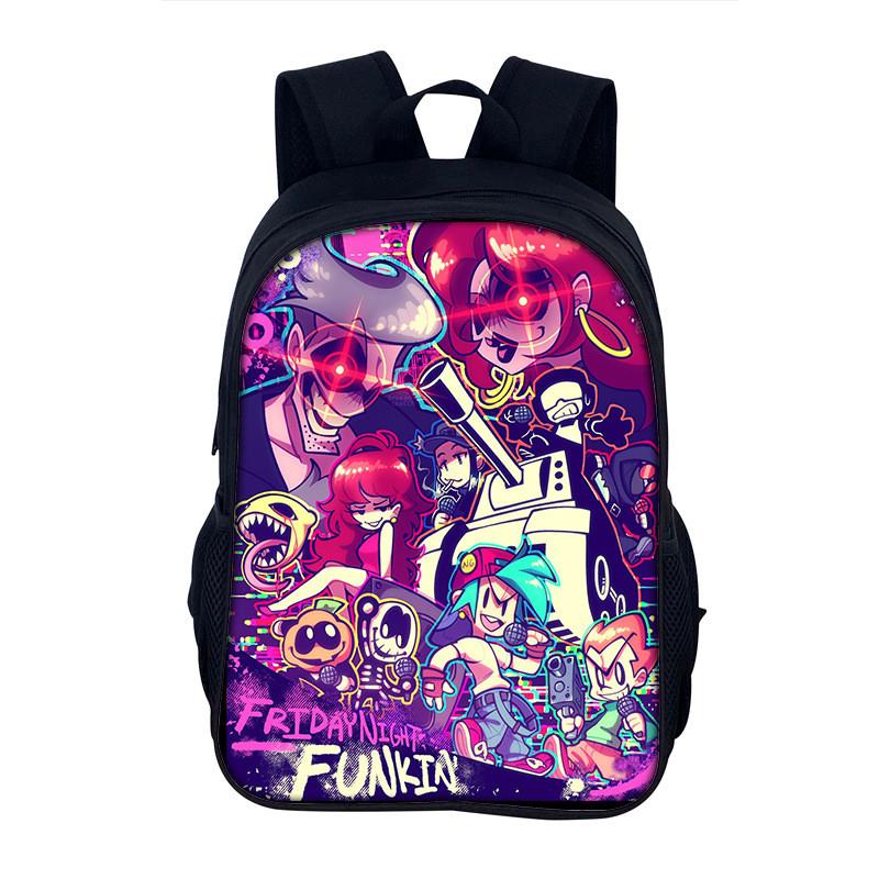Zaino Friday Night Funkin ad Alta Capacità per Scuola e Uso Quotidiano