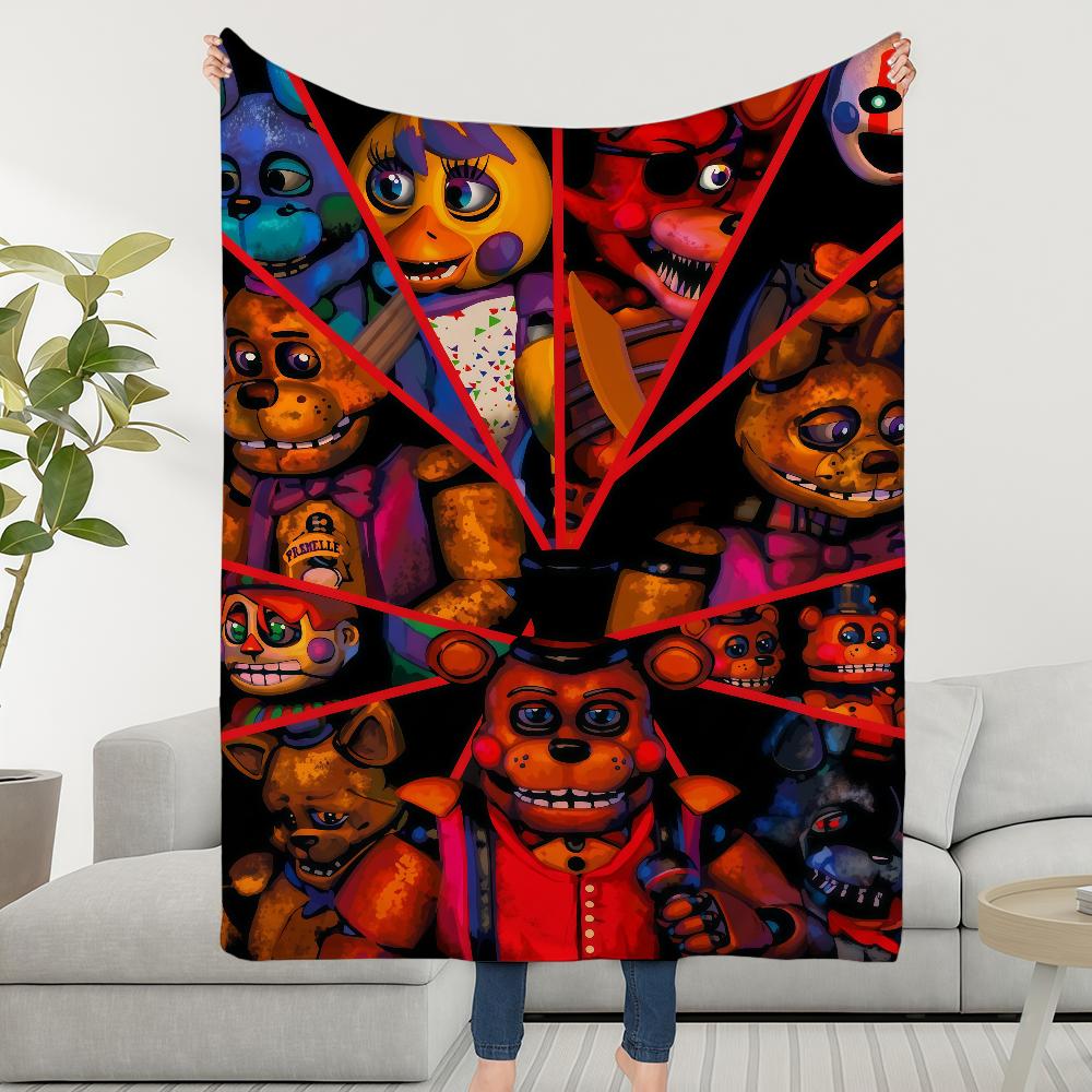 

Blanket At F-Freddys Throw Super Cosy Plush Living Room N-Nights F-FiveS Sofa Couch Childish Birthday Gifts 75cmx90cm