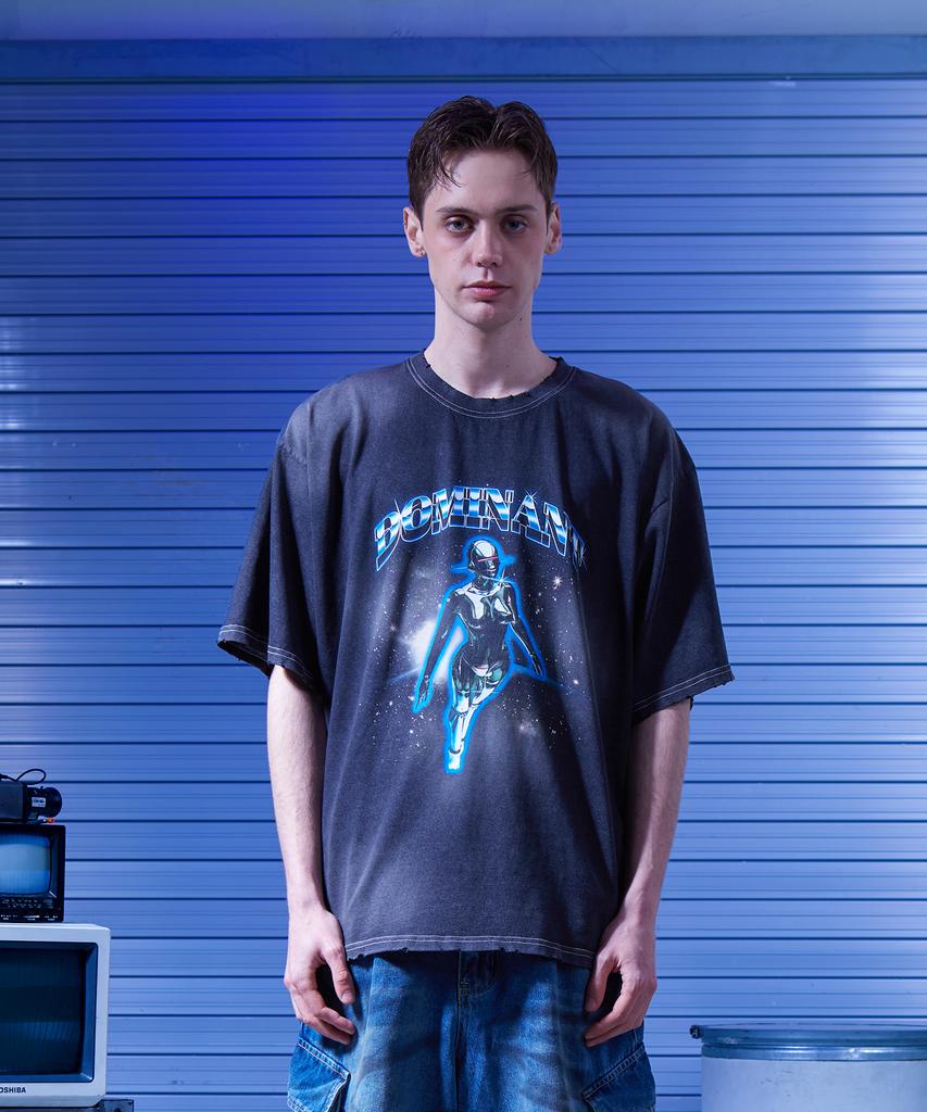 DOMINANT Spacemood Washing Tshirts_Black