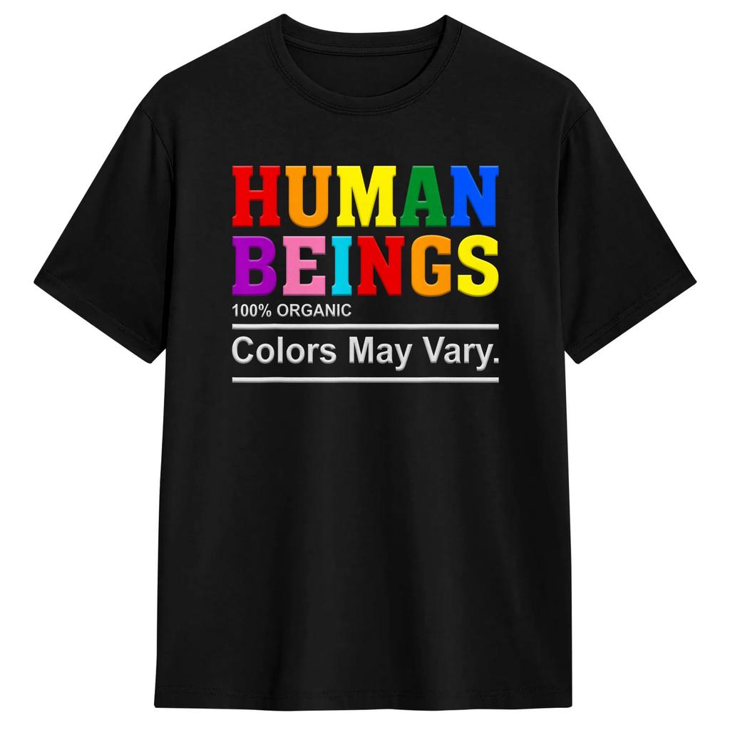 Huunisex Being 100 Organic Tshirt Summer Trendy Cool Tshirts 100 Cotton Round Neck Plus Size Tees Shortsleeve Aesthetic Tops