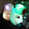 Fluffy Texture LED Capybara Stuffed Animal Luminous Cartoon Capybara Doll  Christmas Gift