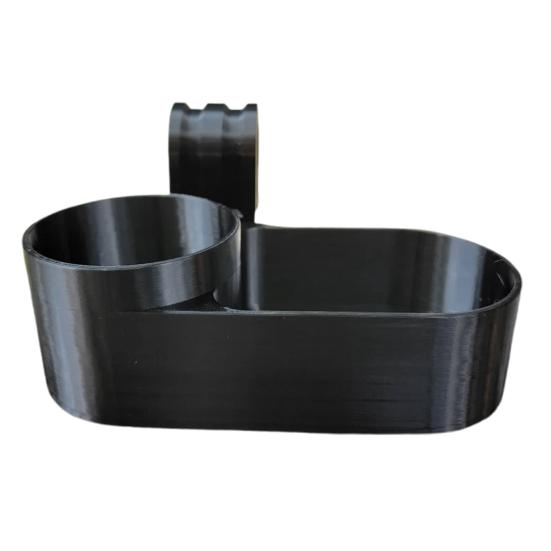 Snack Tray Cup Holder Anti-Spill Multipurpose Tool-Free Installation Side-Mounted Tray with Cup Holder for Wonderfold Wagon