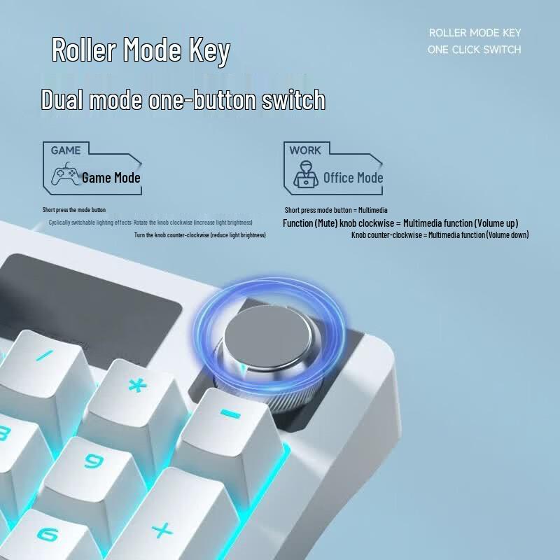 Shuohuan 2U0 96-Key Tri-Mode Mechanical Keyboard