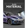 1/24 BMW M8 Alloy Superscar Model Scale Diecast Metal Vehicle Sound and Light Simulation Collecties Children Birthday Toy Gift