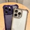 Transparent Shockproof Soft TPU Case For iPhone 14 13 11 12 Pro Max XR XS X 7 8 6S Plus SE3 Plating Button Cord Chain Rope Cover