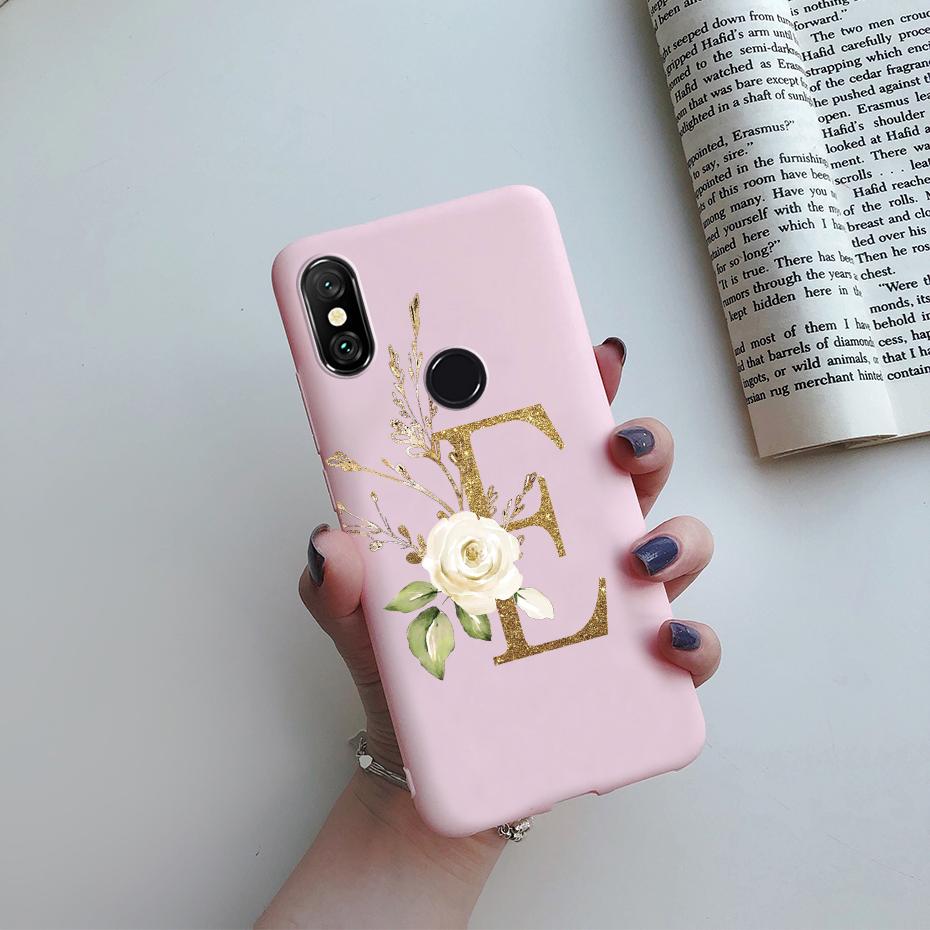 Case For Xiaomi Mi A2 A 2 Lite A1 A 1 MiA2 MiA1 Cute Letters TPU Silicone Bumper Soft Back Cover for Xiaomi Mi 5X 6X Phone Case