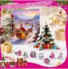 Christmas Countdown Calendar: DIY Bracelet Blind Box with 24 Grids - Creative Educational Puzzle Gift for Kids