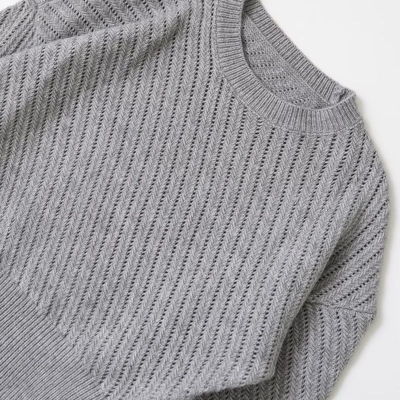 Kaslead New Women clothes Western Style Fashion Simple and Versatile Solid Knitted Long sleeve Sweater