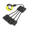 1 To 4 USB HUB  MicroUSB/ TypeC OTG Charging Splitters Adapter Cable Easily Connection for Various Devices