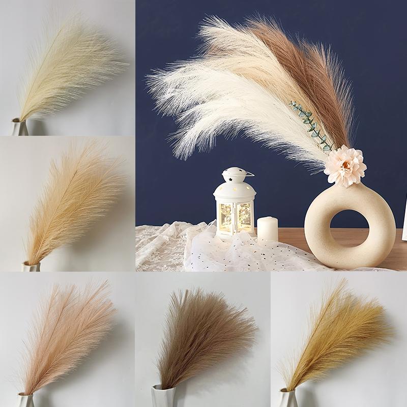 

7 голов, домашняя вечеринка, пушистая пампасная трава, искусственные цветы, искусственные цветы, имитация тростника, декор в стиле бохо