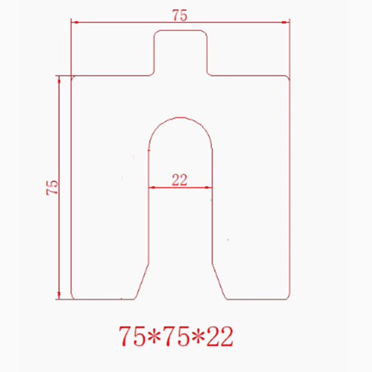 

304 Stainless Steel U-Shaped Open Slot Shim, 75x75/50x50, Type A/C for Machine Centering Adjustment.