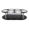6 Slots Water Bottle Organizer Acrylic Cup Holder Stand  for Cabinet Pantry Countertop Home