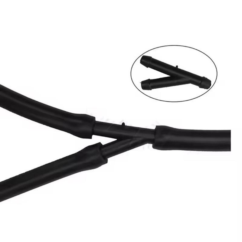 18PCS Automotive Plumbing Fittings Multiple Shape Windshield Washer Hose Joints 3 Size Connectors for for Windshield Clean