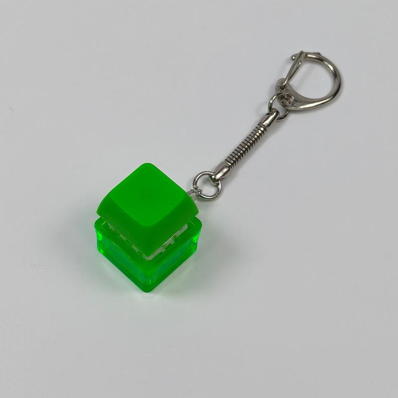 

1pcs Key Switch Keychain Shaft Tester Mechanical Keyboard Fidget Button Finger Toys Relief Stress Gifts For Party Favors