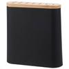 Kitchen Block Holder for Knives - ORION - 23x8x23.5cm - Black - Contemporary - 1 Piece