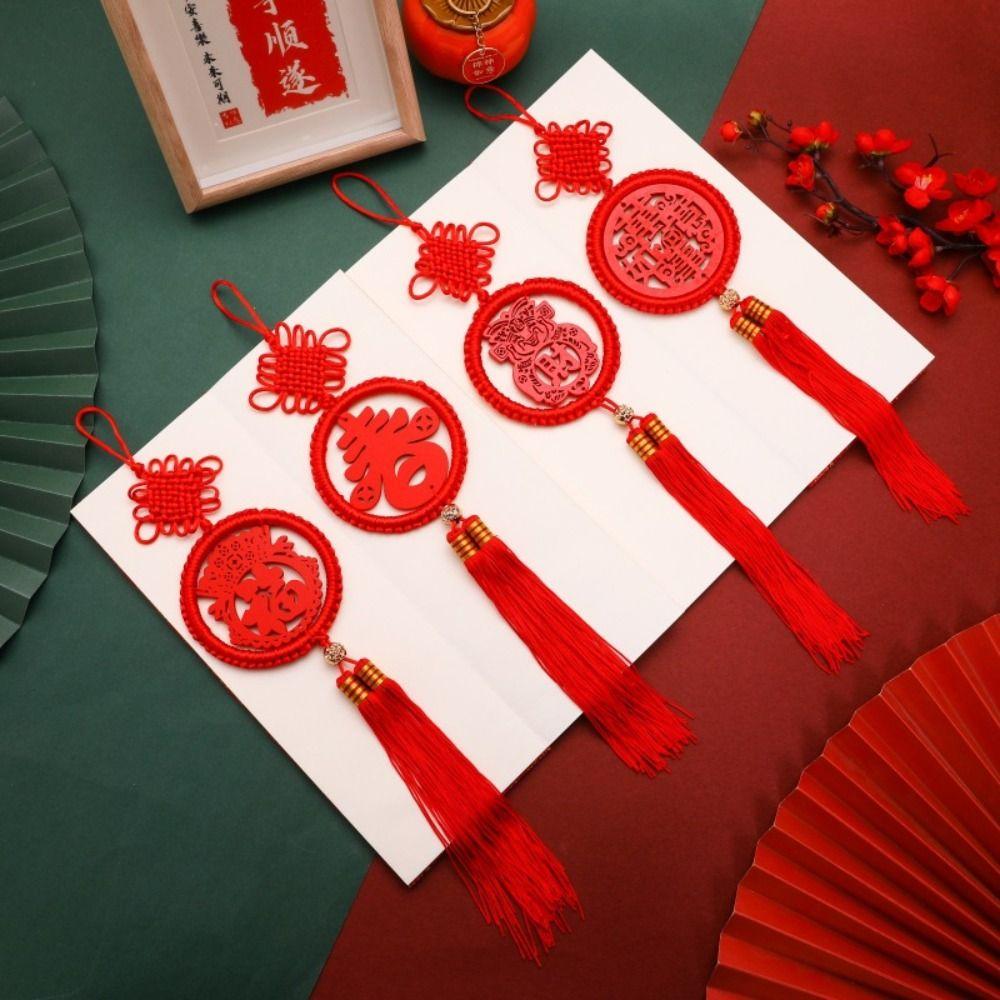 Traditional Spring Festival Hanging Pendant Reusable New Year Ornament Living Room