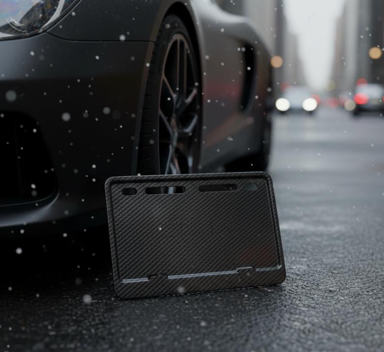 1pc Aluminum Alloy Motorcycle License Plate Frame For Philippine Motorcycle License Plate Frame