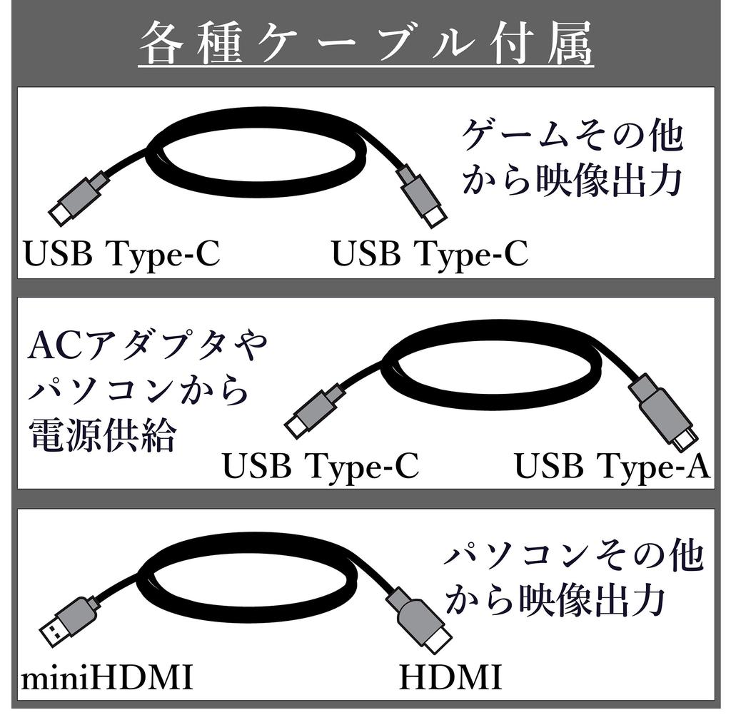 YAMAZEN Mobile Million Japanese Blue Light IPS Game Mode with and Slim and Lightweight QMM-133 Monitor, 13.3-inch, 1080P, 16.7 Colors, Design,