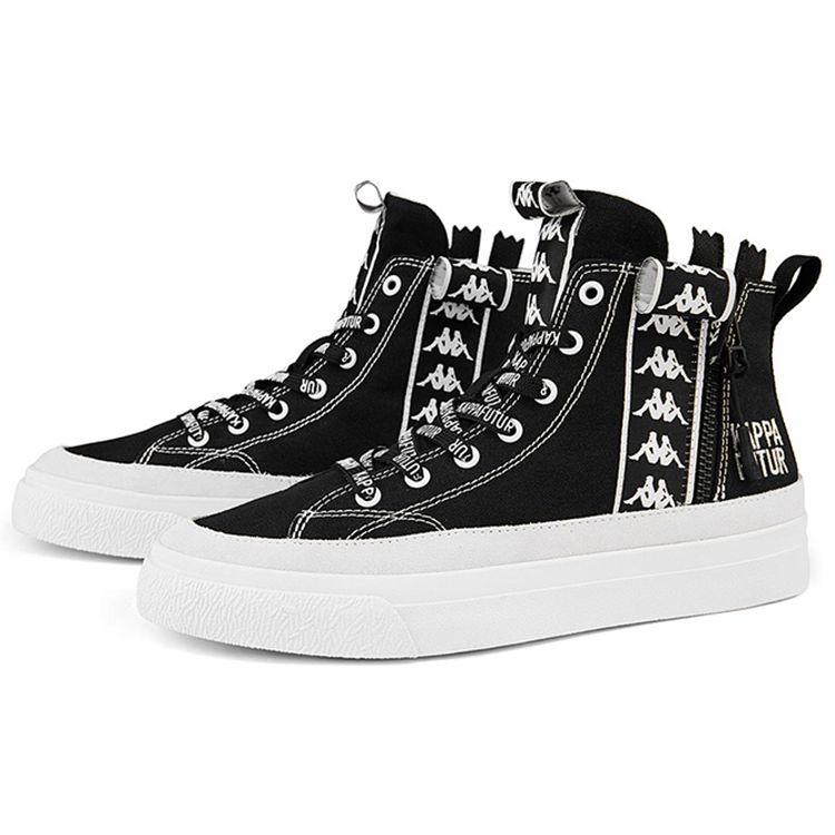 Kappa Banda Casual High-Top Skate Shoes Unisex Sneakers Black K0AW5CC47D-990