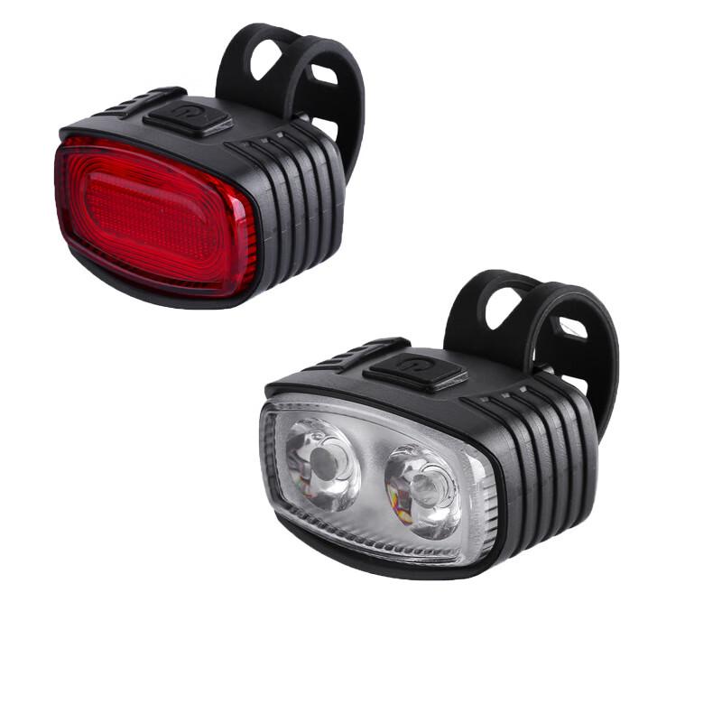 Lishi USB Rechargeable Mountain Bike Headlight & Taillight Set