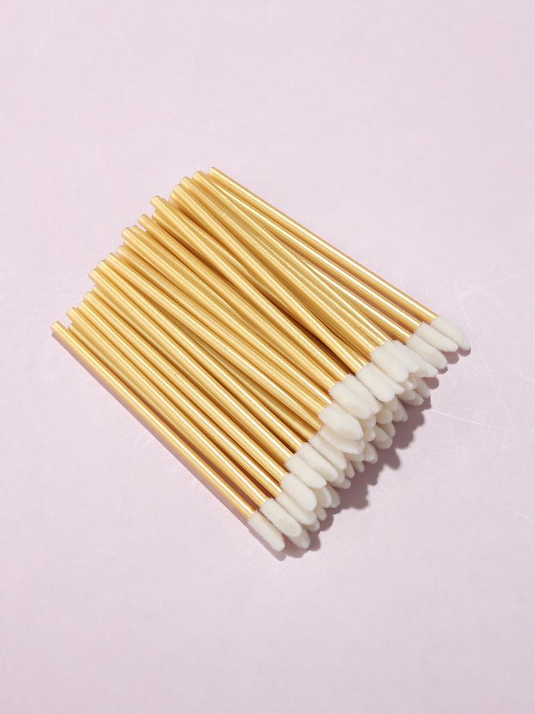 50Pcs Disposable Lip Brush Eyelash Makeups Brushes Lash Extension Mascara Applicator Lipstick Wands Set Make Up Tools