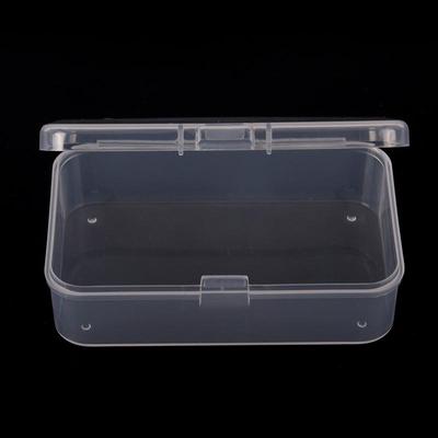 1Pcs Klar Kunststoff Transparent Mit Deckel Lagerung Box Sammlung Container Fall