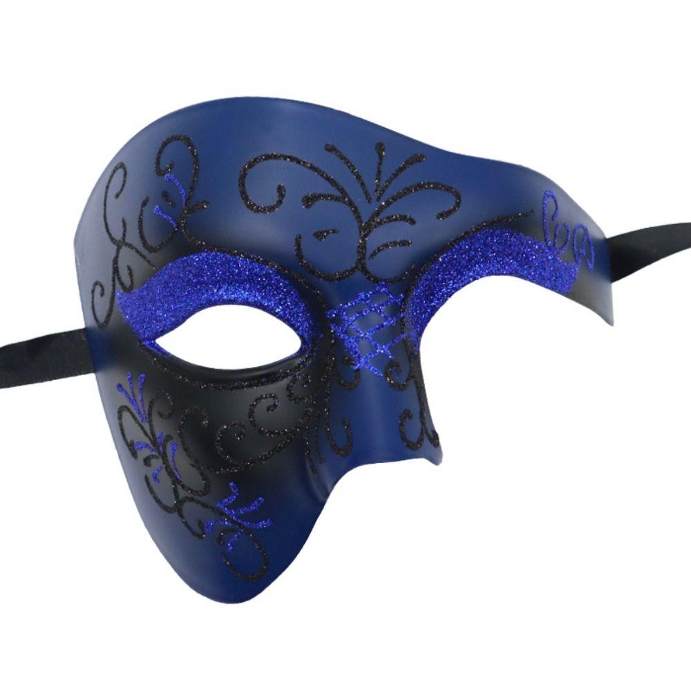 Fashion Masquerade Masks Creative Halloween  Masks Simple The Phantom Dancer Mask  Halloween Party