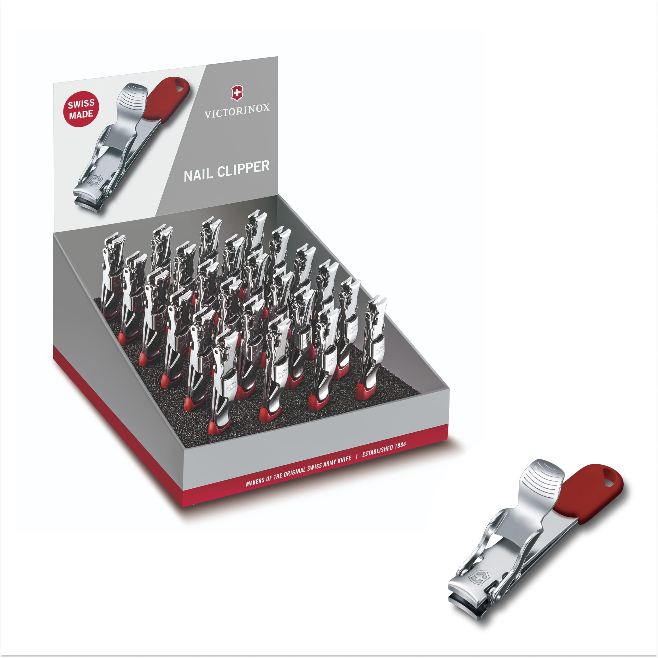 

VICTORINOXSwiss Made Nail Clipper Nail Clipper RD Set of 24 [Domestic Genuine Product] 8.2050.24