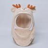 Warm Shawls Children's Hats Cartoon Head Caps with Face Shields Winter All-in-one Caps  Cycling