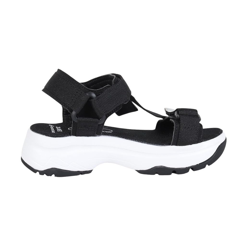 Moonstar NM J129 2E Girls' Sandals, Black, 21.0 Cm,