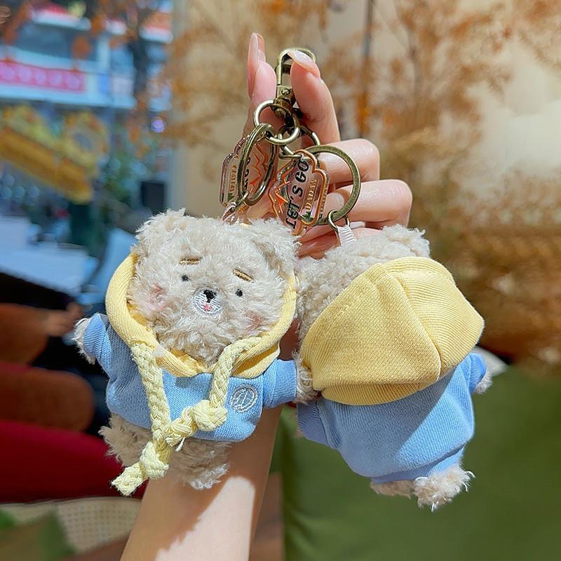 Bold Bear Outadventure Plush Keychain With Cartoon Style For Collectors
