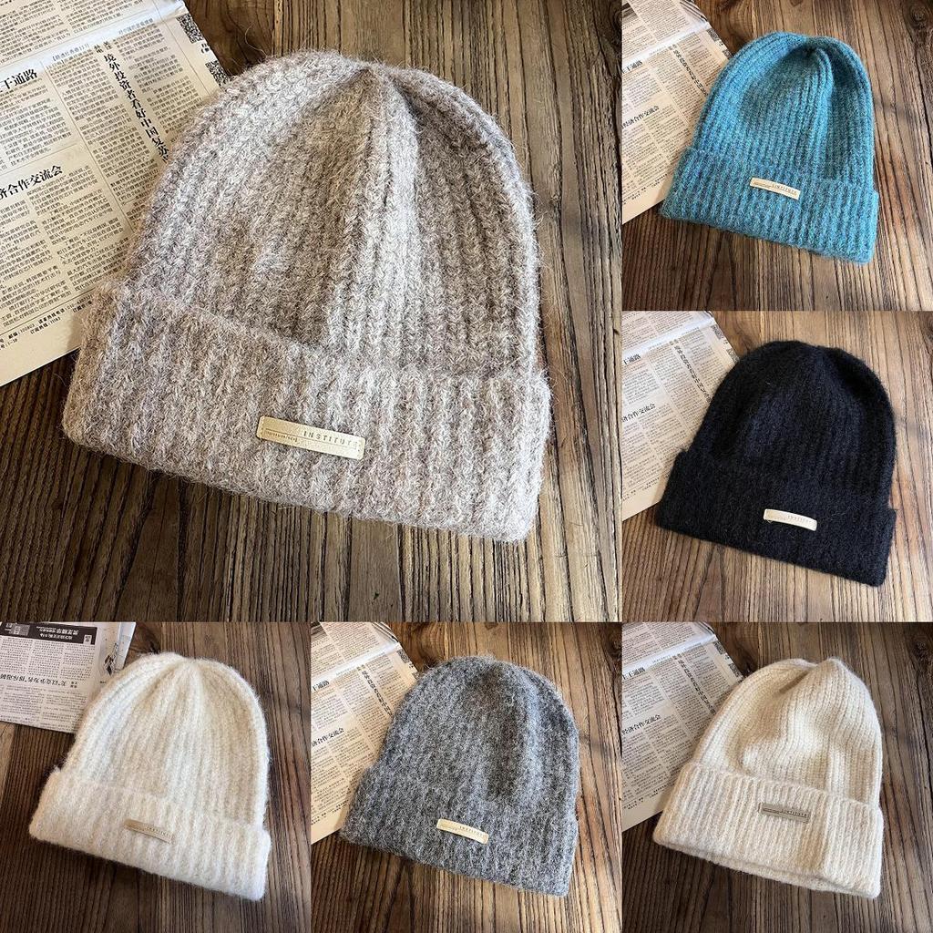 Hat Knit Warm For Women With Solid Color Design For Casual Cold Wear Season