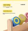 New Hamster DJing Playing Fitness Concentrated Wooden Toys Cute Cage Accessories Guinea Pigs and Teeth Chewing Chinchilla Toys