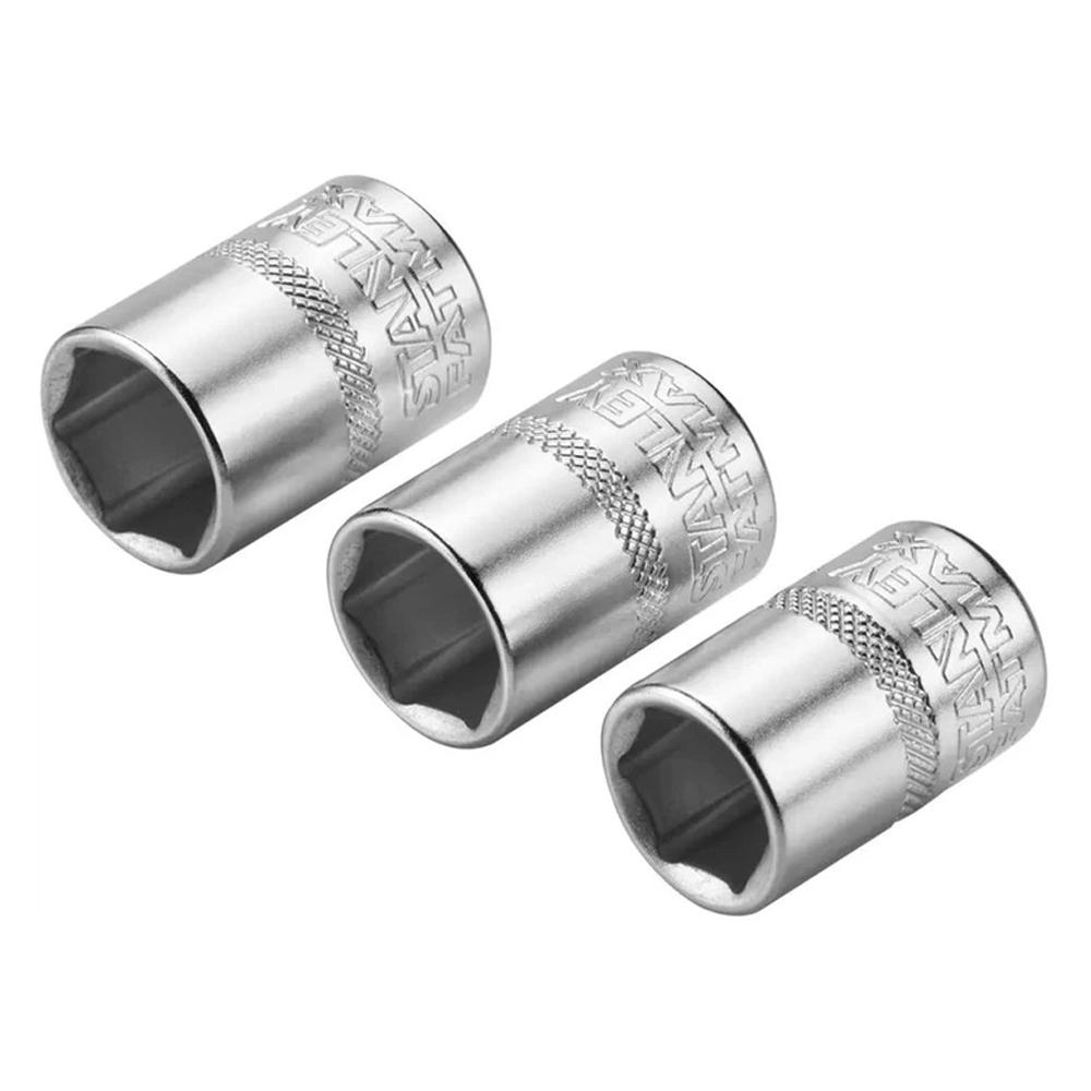 Stanley FatMax 1/4 Socket Adaptor (Pack of 3)