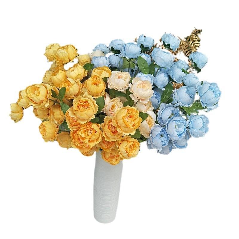 Artificial Peony Flowers Stems For Wedding Party Home Hotel Photography Props