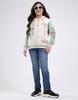 MONTE CARLO Girls Hooded Neck Full Sleeve Sweatshirt