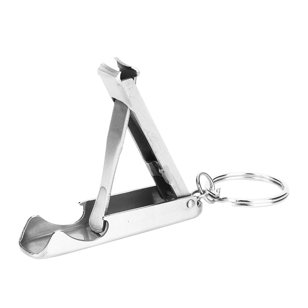 Keychain Tool, Portable 2 in 1   Tool with Nail Cutter, Clippers, Bottle Opener, Accessories for Daily Outdoor Use