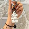 Cute Pig & Panda Cartoon Stacking Toy Pendant - Creative Couple Keychain Bag Accessory