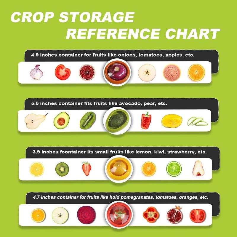 Portable Stackable Silicone Food Storage Container Set Fruit Veg Fresh Keeping Box Leak Proof For Fridge BPA Free Food Grade HD