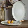 ZISIZ Nordic Oval Ceramic Plate
