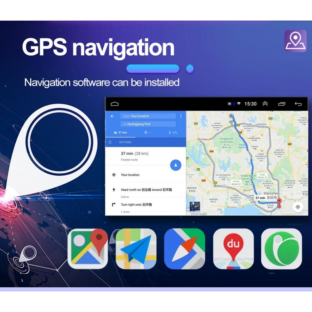 Autoradio-Multimedia-Player für Volkswagen/Golf/Polo/Tiguan/Passat/b7/b6/SEAT/Leon/Skoda/Octavia 2 Din Android Carplay GPS Autoradio 2 + 64GB