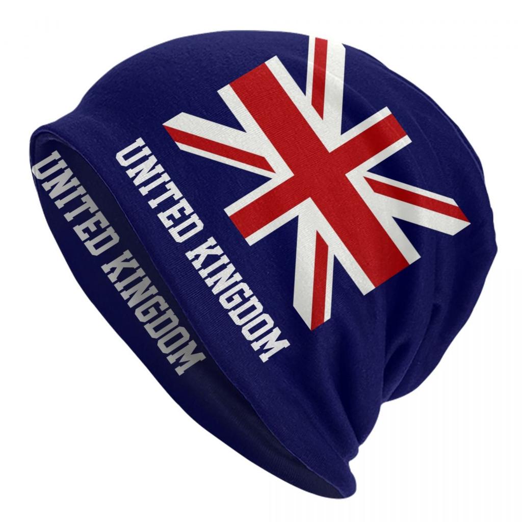 Union Jack UK Skullies Beanies Caps Unisex Winter Warm Knitted Hat United Kingdom British Flag Bonnet Hats Outdoor Ski Cap