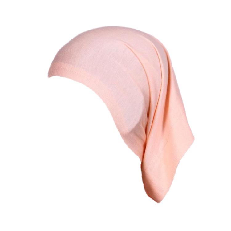 Silk Milk Elastic Undercap Ethnic Snood Solid Color Head Wrap