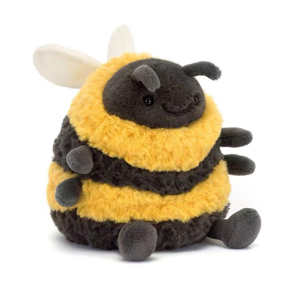 Teddy Bear Bee Soft Plush Toy With Short Plush Material For Teens And Adults