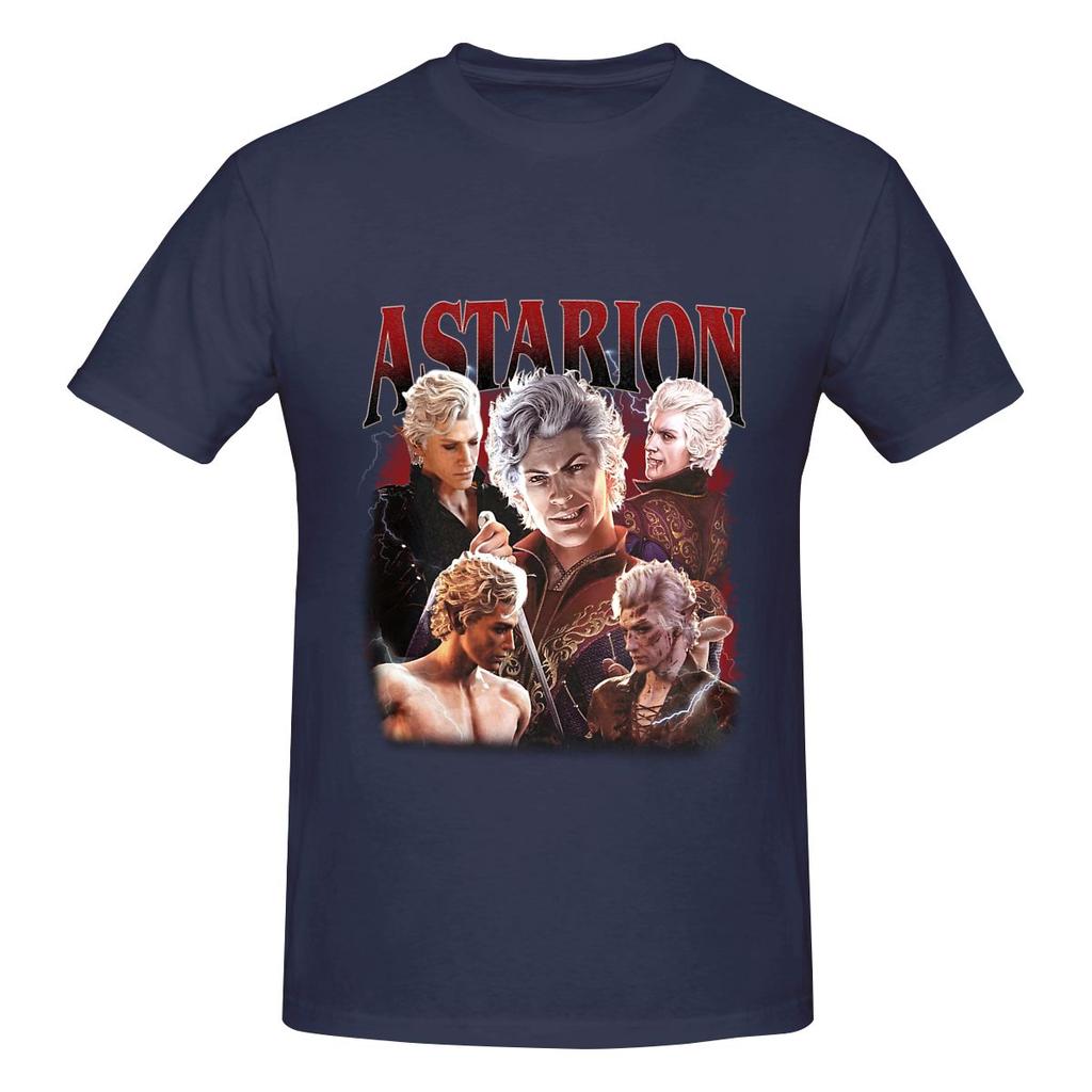 Vintage Astarion Baldurs Gate 3 Delicaat T-shirt Zoet Meisje Meisjesachtig Gevoel Eenvoudige Prints Shirt