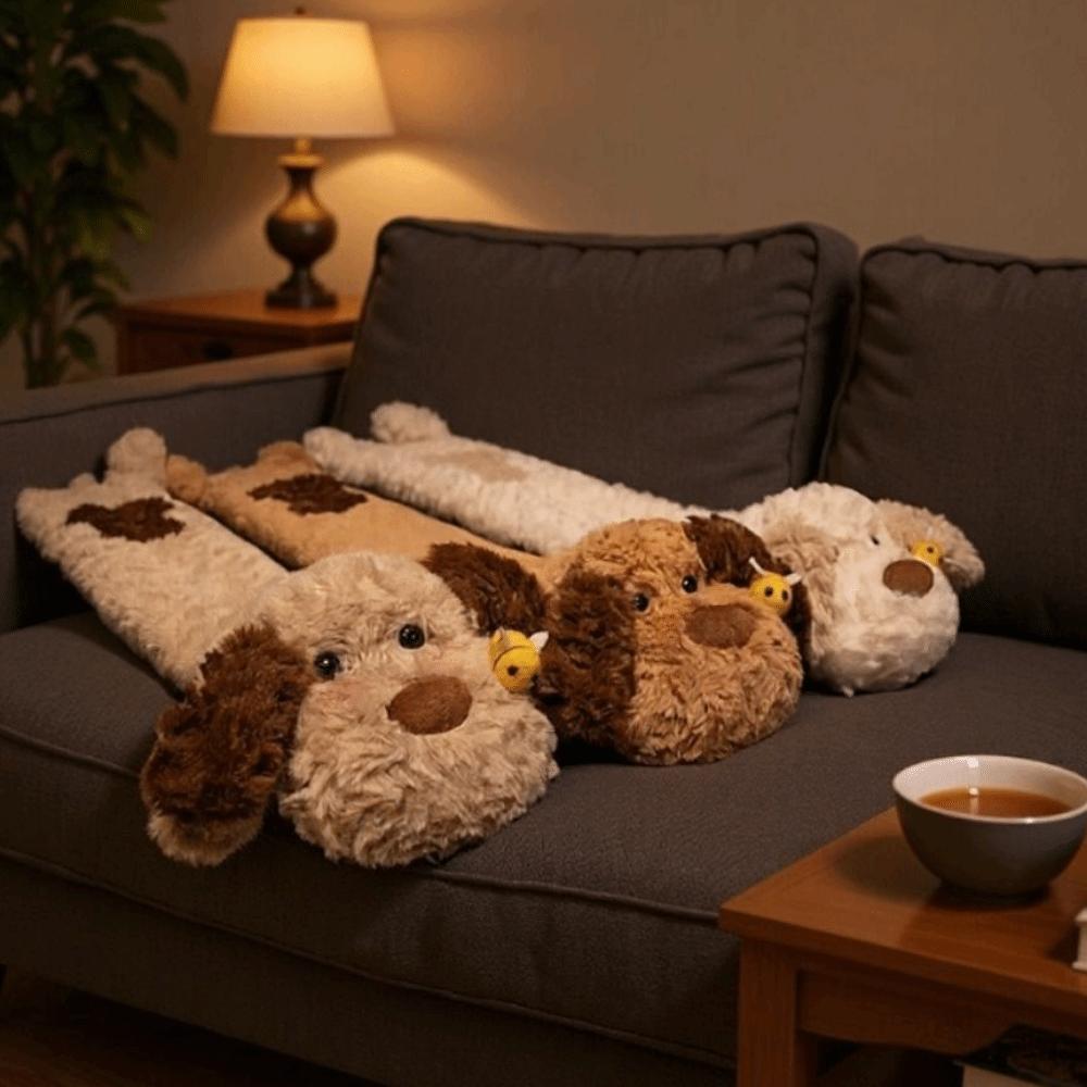 Extra Long Hot Water Bag Cartoon Water Injection Bag Cute Plush Warmer Home