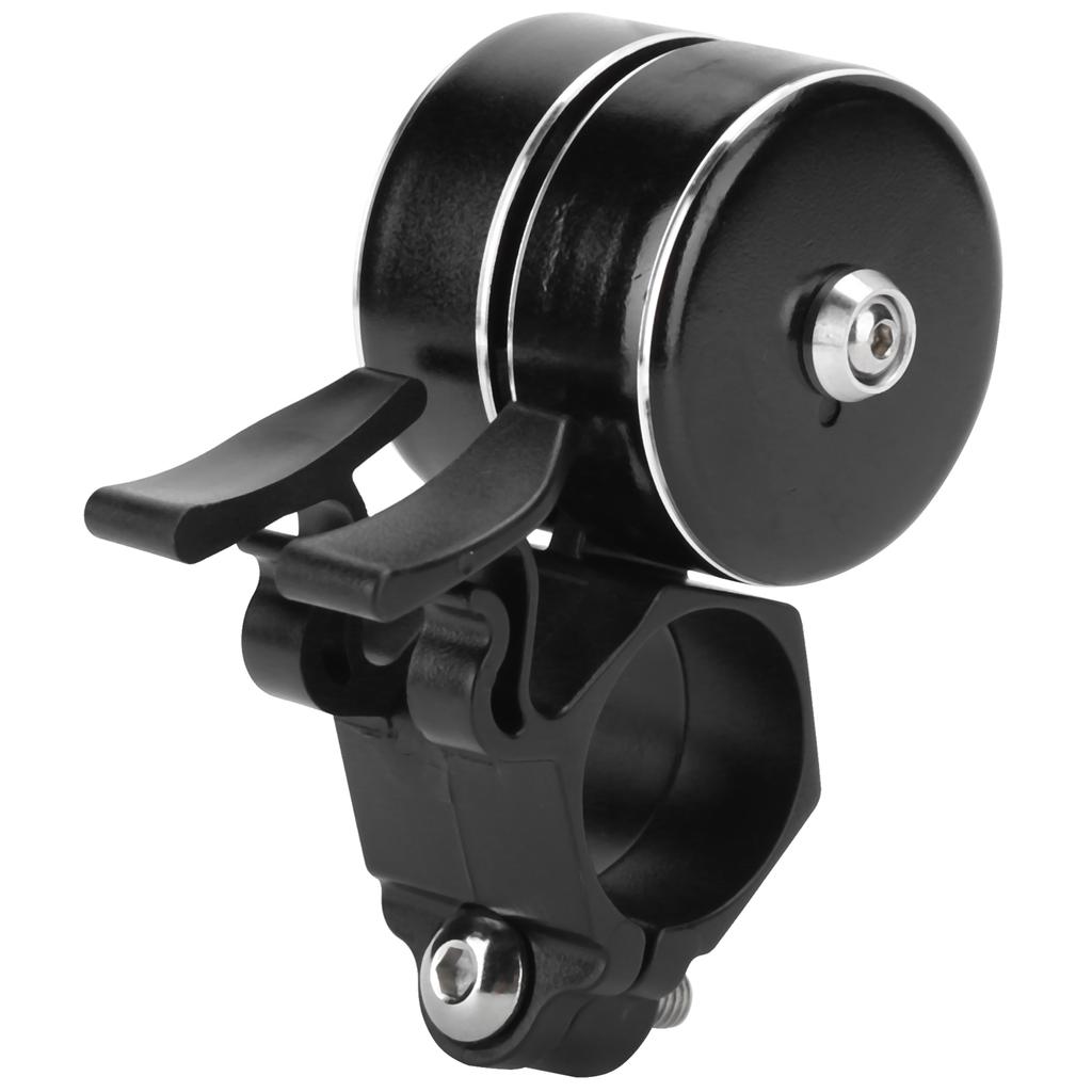 120db Fahrradklingel mit Doppelklick Fahrradlenkerklingel Alarm Outdoor Sicherheit Fahrradteile Schwarz