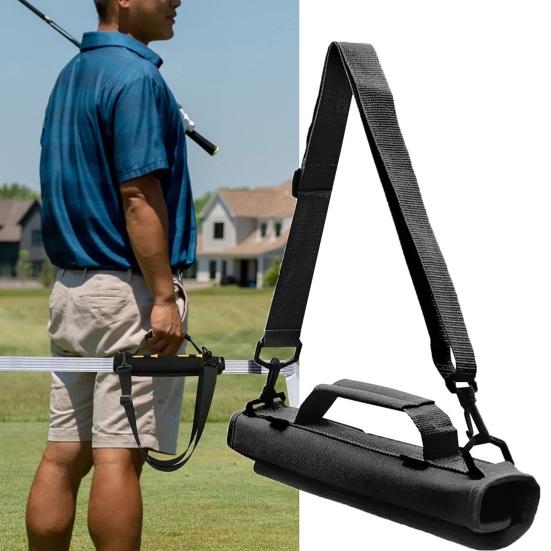 Taška na golfové hole Lehká taška na přenášení pro muže Ženy Děti s polstrovanými ramenními popruhy a bočními kapsami pro cestování Driving Range Nedělní golfová taška